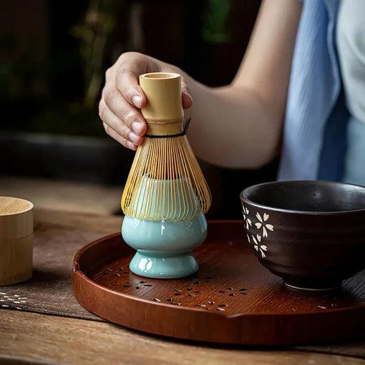 Batidor de bambú para matcha