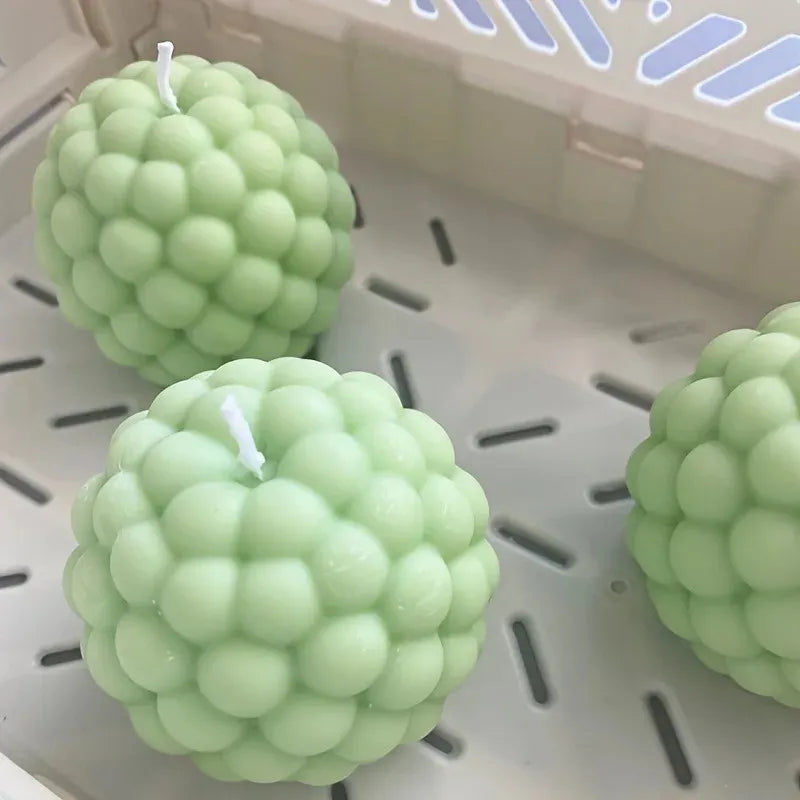 Molde para velas de burbujas de felicidad