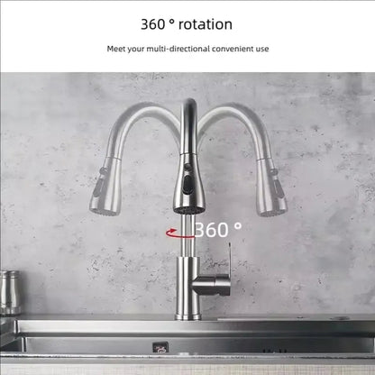Grifo extraíble de acero inoxidable
