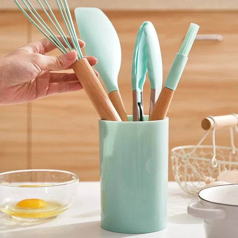 Juego de utensilios de cocina de silicona