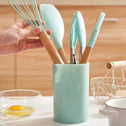 Juego de utensilios de cocina de silicona